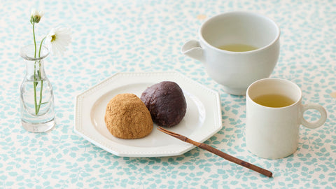 Spring Recipe: Gentle Tea Time with Botamochi and "058 Harumidori"