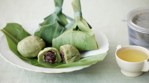 Mugwort-scented Fu Manju with a "Juniper Berry" × "Musashi Kaori" Recipe
