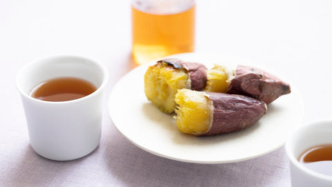 Creamy Baked Sweet Potato with Aromatic "Yabukita Stick Hojicha" Recipe