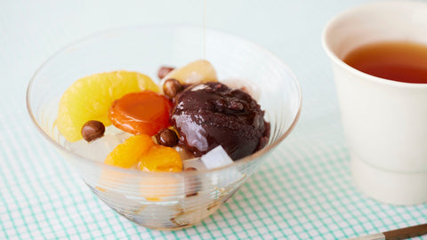 Summer Pairing: "Wakocha Sayama Kaori" with Anmitsu