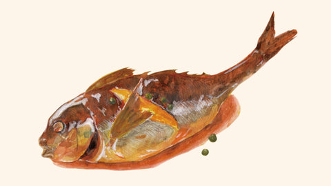 Summer Pairing Recipe: "032 Tsuyuhikari Ei" with "Sea Bream Simmered in Sansho"