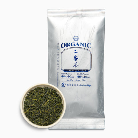 Organic Shizuoka Second Flush Sencha 80g Bag